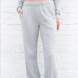 grey brandy sweats.